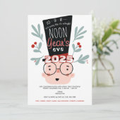 Invitation Noon Year's Eve Countdown To Noon Party (Debout devant)