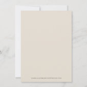 Invitation NORAH Bohemian Watercolor Cactus Enregistrer la da (Dos)