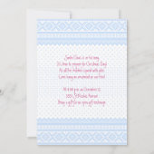 Invitation Nordique Joyeux Noël (Dos)