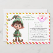Invitation North Pole Birthday Magic | Enchanted Elf (Devant)