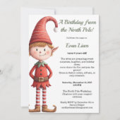 Invitation North Pole Birthday Magic | Enchanted Elf (Devant)
