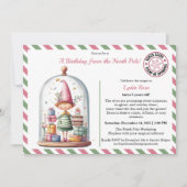Invitation North Pole Birthday Magic | Enchanted Elf (Devant)