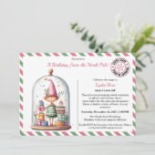Invitation North Pole Birthday Magic | Enchanted Elf (Debout devant)