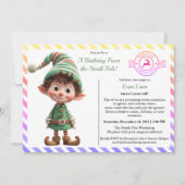 Invitation North Pole Birthday Magic | Enchanted Elf (Devant)