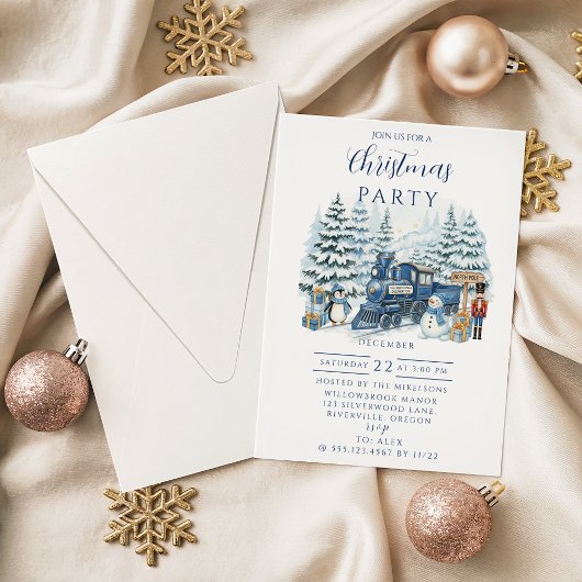 Invitation North Pole Express Christmas