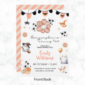 Invitation Nos Filles Citrouilles Halloween Anniversaire Chaq