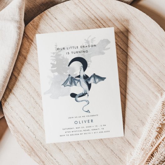 Invitation Nos petits dragons 3e anniversaire