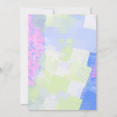 Invitation Nostalgic Retour à la fête d'anniversaire rétro de (Dos)