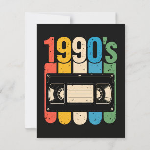 Invitation nostalgie des VHS des années 90