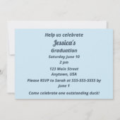 Invitation Not Just Another Duck in the Pond Graduation (Dos)