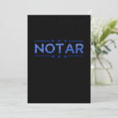 Invitation Notar Notarin Notaire Public Anwalt Avocat Cadeau (Debout devant)