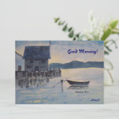 Invitation Note d'invitation de la partie de retrait du batea (Debout devant)