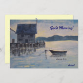 Invitation Note d'invitation de la partie de retrait du batea (Devant / Derrière)