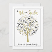 Invitation note du professeur de musique merci cadeau du prof (Devant)