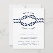 Invitation Noté | Mariage après réception (Devant)