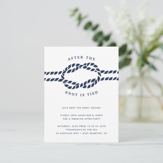 Invitation Noté | Mariage après réception (Debout devant)