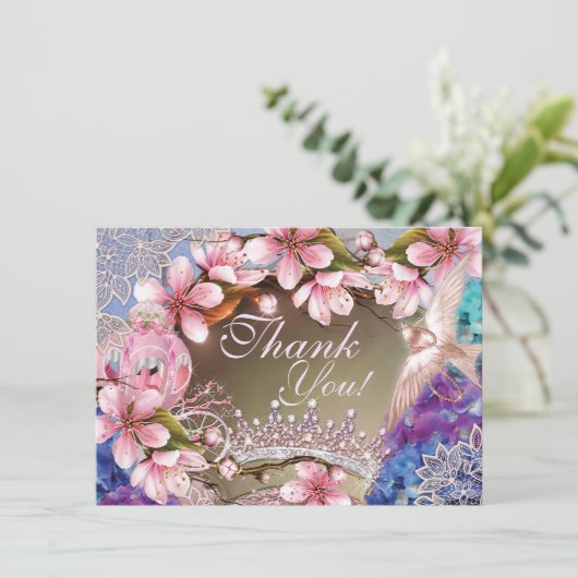 Invitation Note Merci (Debout devant)