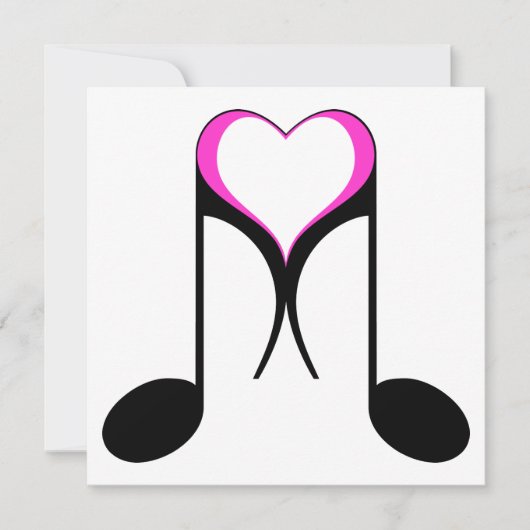 Invitation notes d'amour : 8ème note (Devant)