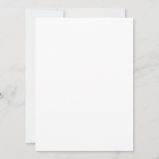 Invitation Notes de clef musicale en treble avec des fleurs S (Dos)