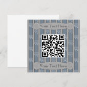 Invitation Notes de musique fantaisie et QR Code (Devant / Derrière)