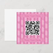 Invitation Notes musicales amusantes et fantaisistes Code QR (Devant / Derrière)
