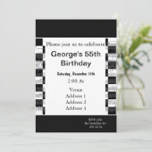 Invitation Notes musicales Anniversaire (Debout devant)