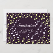 Invitation Notes musicales - Invitation_ (Devant)