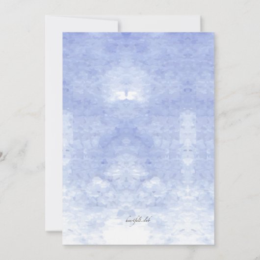 Invitation Notes musicales sur le Arrière - plan bleu (Dos)