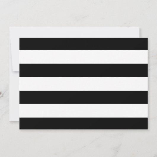 Invitation Nothing Fancy Just Love Casual Wedding Black (Dos)