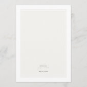 Invitation Nothing Fancy Just Love Minimal Elegant Wedding (Dos)