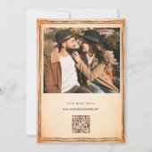 Invitation Nothing Fancy Just Love Photo QR Code Wedding   (Dos)