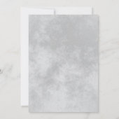 Invitation Nothing Fancy Just Love Silver & White Wedding (Dos)