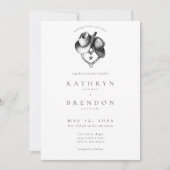 Invitation Nothing Fancy Just Love Western Hat Rustic Wedding (Devant)