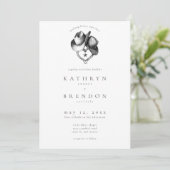 Invitation Nothing Fancy Just Love Western Hat Rustic Wedding (Debout devant)