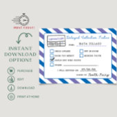 Invitation Notification de retard de la fée des dents