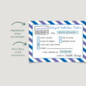 Invitation Notification de retard de la fée des dents