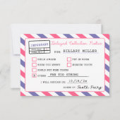 Invitation Notification de retard de la fée des dents (Devant)