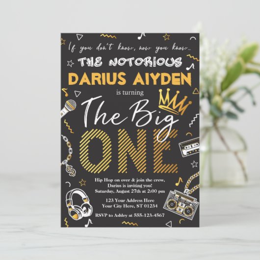 Invitation notoire à l'anniversaire, Hip hop des a (Debout devant)