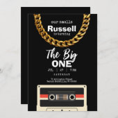 Invitation notoire d'un 1er anniversaire (Devant / Derrière)