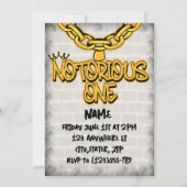 Invitation notoire d'un 1er anniversaire (Devant)