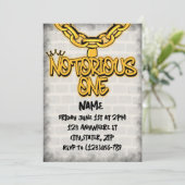 Invitation notoire d'un 1er anniversaire (Debout devant)