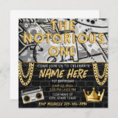 Invitation notoire d'un anniversaire (Devant / Derrière)