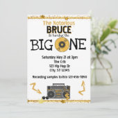 Invitation Notorious Big One Hip Hop 1st Birthday (Debout devant)