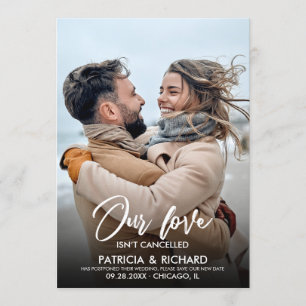 Invitation Notre amour n'est pas annulé Photo du nouveau jour