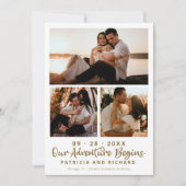 Invitation Notre Aventure Commence À Enregistrer La Date 3 Ph (Devant)