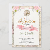 Invitation Notre aventure commence l'invitation (Devant)