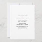 Invitation Notre aventure commence Misty Mountain Pine Minima (Dos)