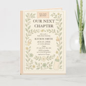 Invitation Notre Baby shower photo Storybook Next Chapter (Devant)
