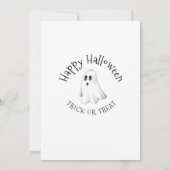 Invitation Notre Boo est deux, mignonne Ghost Halloween Invit (Dos)