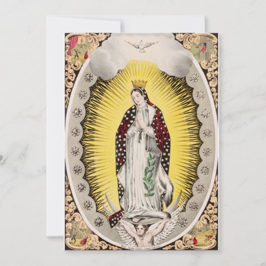 Invitation Notre-Dame de Guadalupe (Devant)